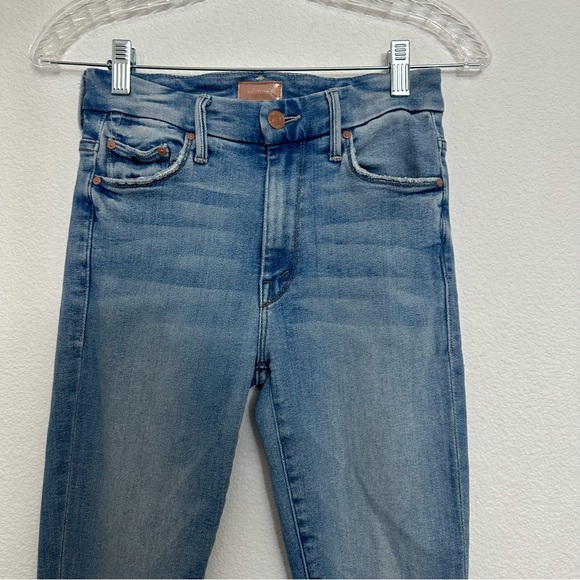 Mother high waisted looker ankle fray woman’s skinny jeans - Picture 3 of 10